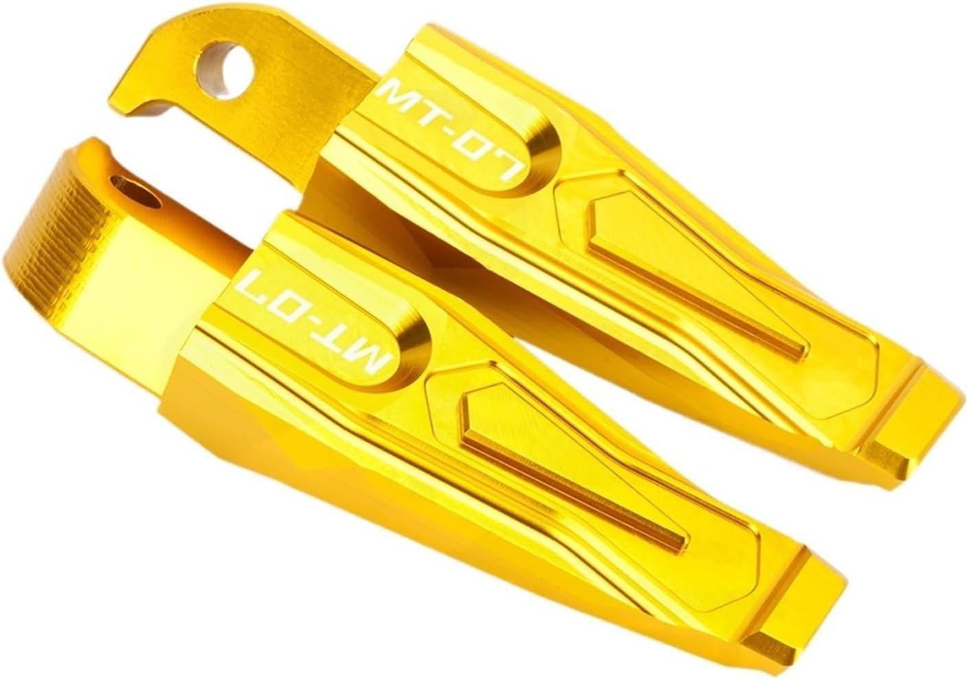 MT-07 Motorcycle Accessori CNC Rear Passenger Foot Rests Pegs Footrests Compatible with MT07 2015-2017 2018 2019 2020 2021 2022 MT 07 (Color : Blue) - Blue image number 2