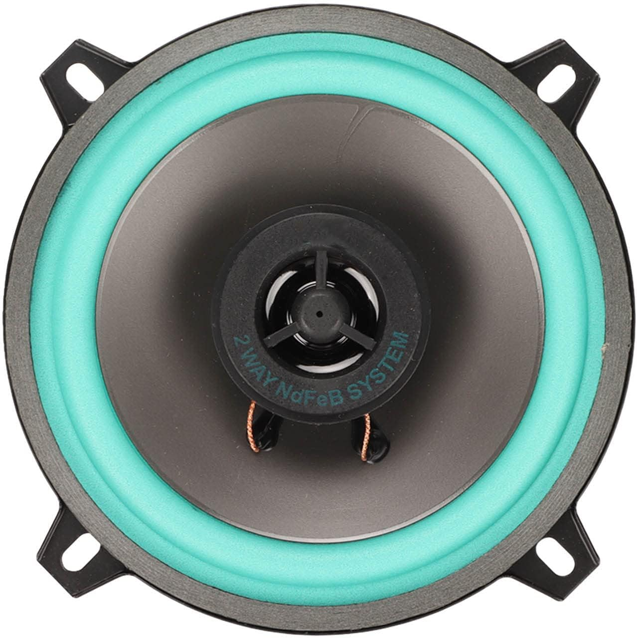 100W Mid Range High Sensitivity 5 Inch 2 Way Coaxial Car Sound Speaker, Stereo, High Power, Unique Design, Compatible with All Car Sound Systems image number 6