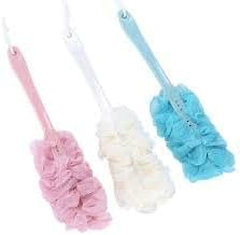 Ivaan Bath Loofah Back Scrubber with Handle for Men & Women, 35 Grams, Pack of 1 image number 1