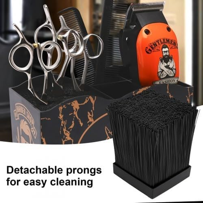 Hairdressing Scissors Holder Hairdressing Tool Storage Box, Multifunctional Scissors Storage Tool Haircut Organiser, Salon Hairdresser Scissors Holder Rack for Hairdressing Combs Clips Brushes