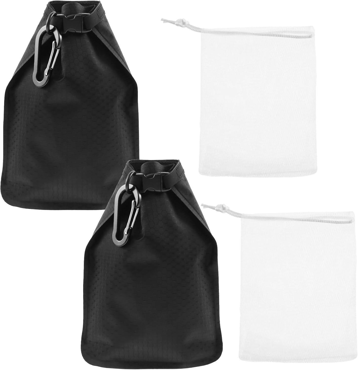 Limcryspp 2 Travel Soap Bag - Waterproof, Leak-Proof, Portable Soap Box, Foldable Shampoo Soap Storage Bag, Perfect for Camping and Travel Enthusiasts (A) image number 4