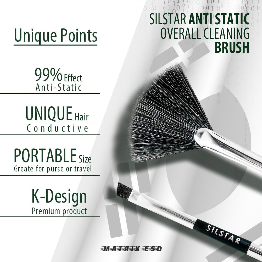 Matrix anti Static Overall Dual-Action Cleaning Brush -Ideal for Model Kits, Figures, and Intricate Items image number 3