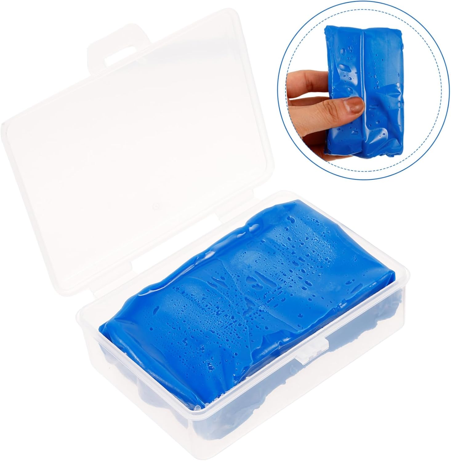 Beatifufu 180G Clay Bar Car Cleaning Tool Gentle Automotive Cleaning Supply for Scratch Detailing Compact Soft Gel for Effortless Vehicle Surface Care image number 2