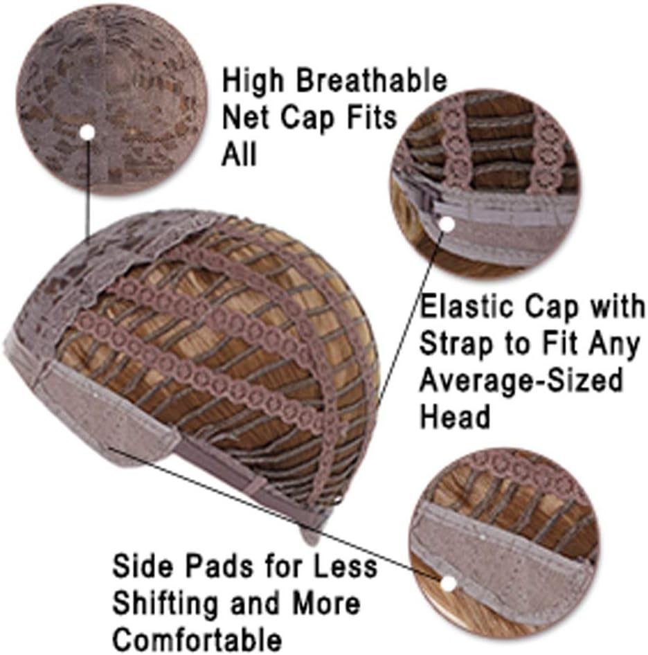 Anogol Wig Cap - Short Red Anime Cosplay Wig - Angry Synthetic Red Hair Wig - Angry Outfit - Spiky Wig - Crazy Wig for Men - Halloween & Christmas Party Costume image number 1