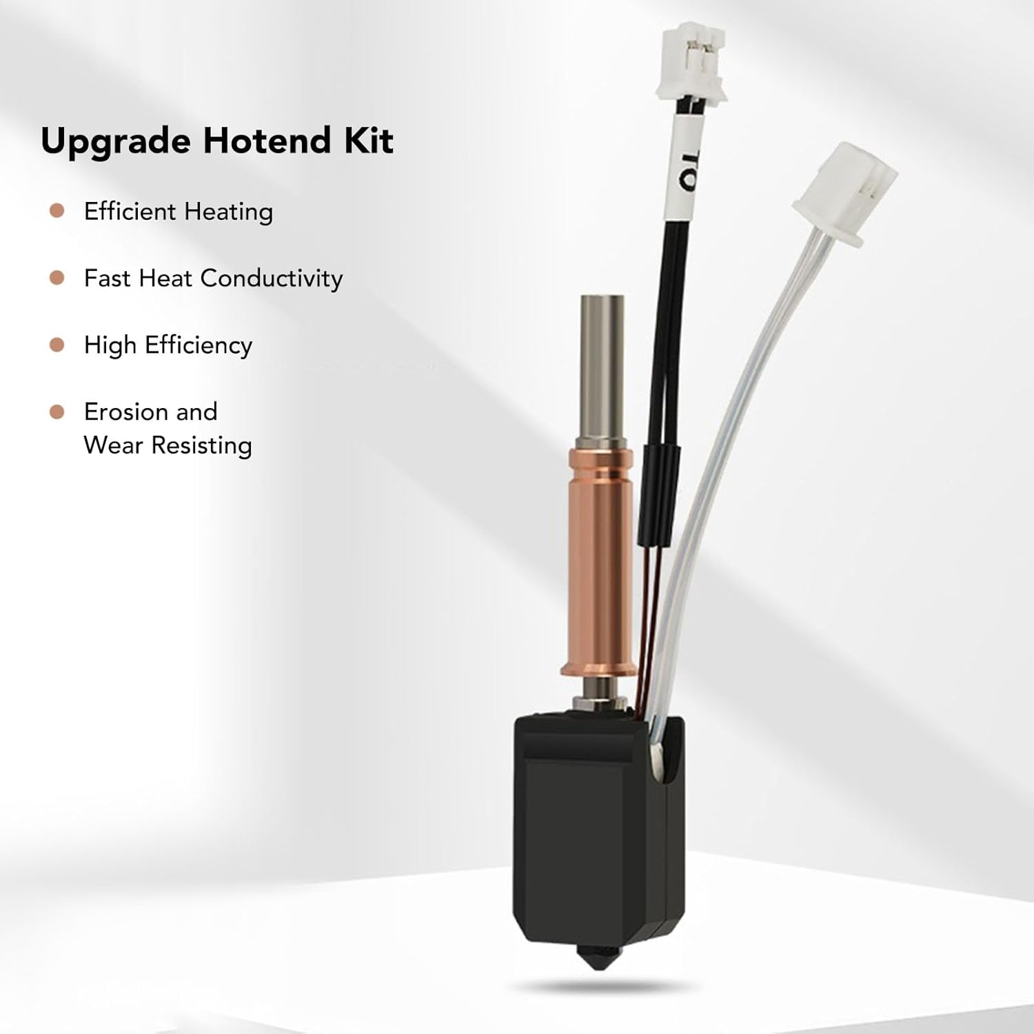 Upgrade Hotend Kit for Kobra 3, for Kobra 3 Combo, 3D Printer Hotend Kit, Ceramic Heating Block, Hardened Steel Nozzle Hot End Replacement, 600Mm/S High Speed image number 4