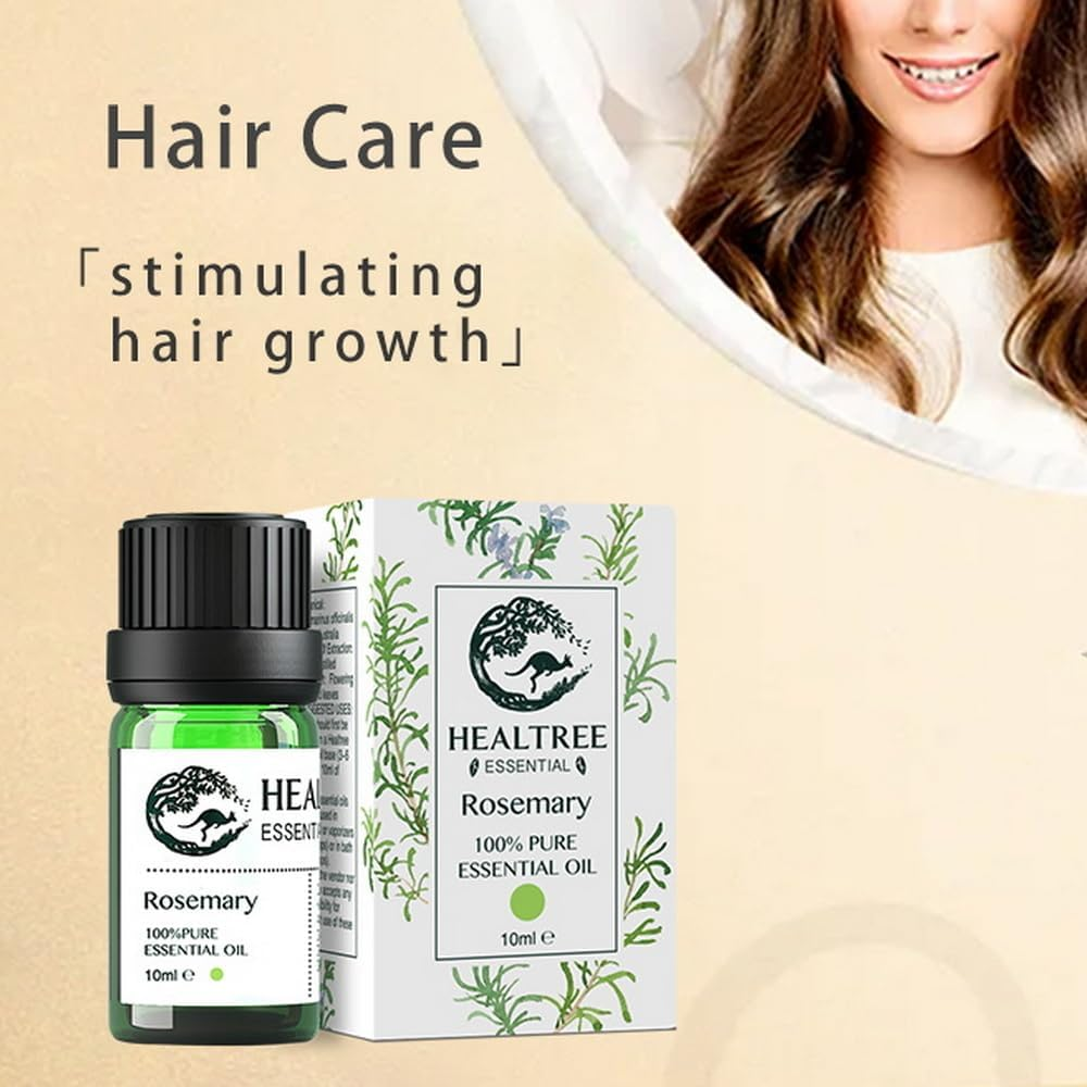 HEALTREE Rosemary Essential Oil - Australian 100% Pure Rosemary Oil for Hair Growth & Skin Care (10Ml) image number 5