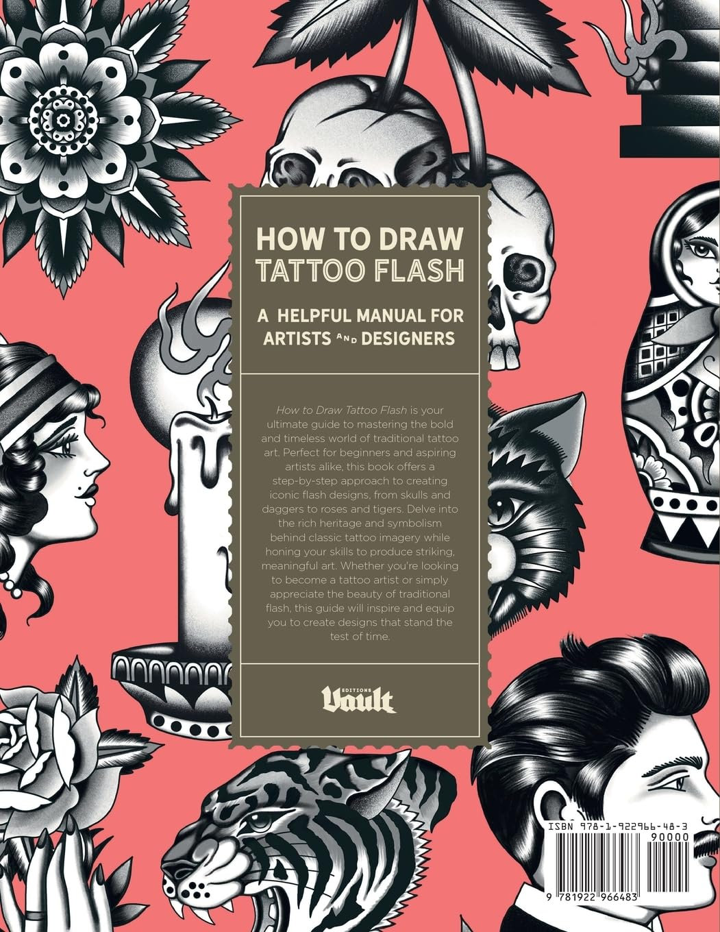 How to Draw Tattoo Flash: a Step-By-Step Guide to Drawing Traditional Tattoo Flash Designs for Beginner and Experienced Artists image number 1