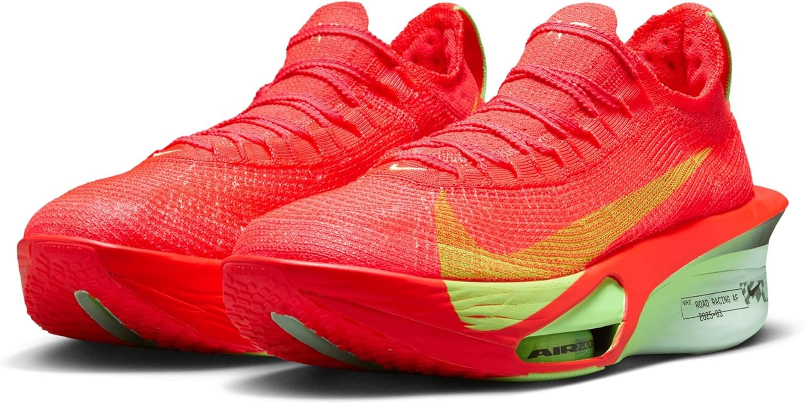 Nike Alphafly 3 Men'S Road Racing Shoes (FD8311-600, Bright Crimson/Lime Blast/Mint Foam/Cave Purple) image number 6