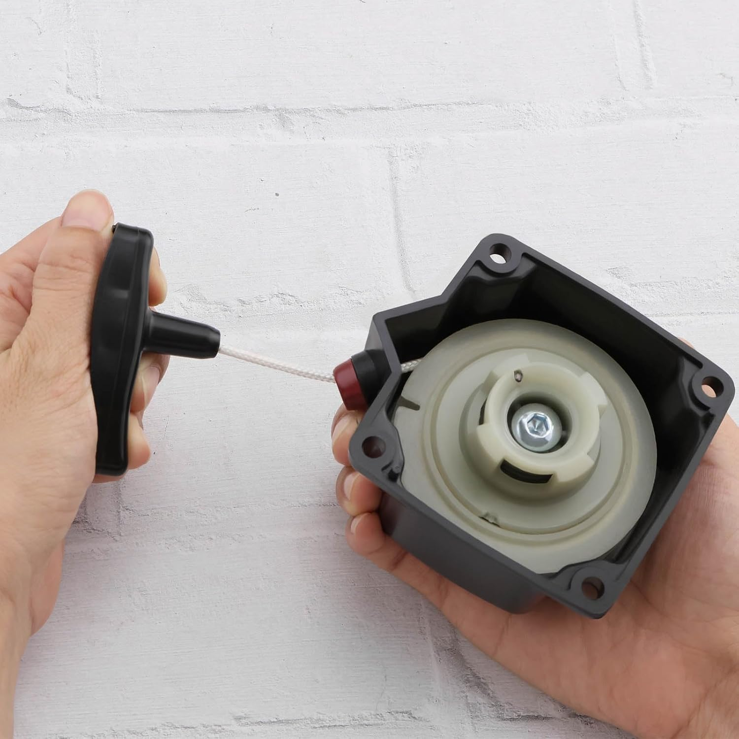 LT Easiyl 1 Set of Pull the Easy Starter Assembly Compatible with Parker Brand PGBC-5200 Compatible with Hyundai HYBC5200 Recoil Pull Starter and Drive Plate