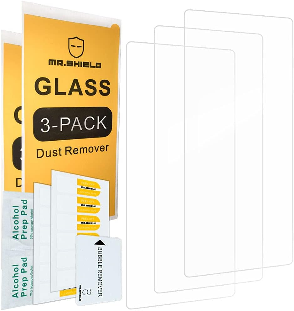 Mr.Shield [3-Pack]- Designed for Google Pixel 6 [Tempered Glass] [Japan Glass with 9H Hardness] Screen Protector with Lifetime Replacement