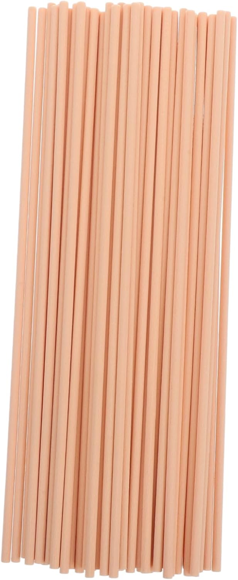 FOMIYES 50Pcs Black 4Mm Fiber Essential Oil Diffuser Sticks Aromatherapy Reed Diffuser Wood Sticks for Air Freshener and Relaxing Aroma at Home or Office