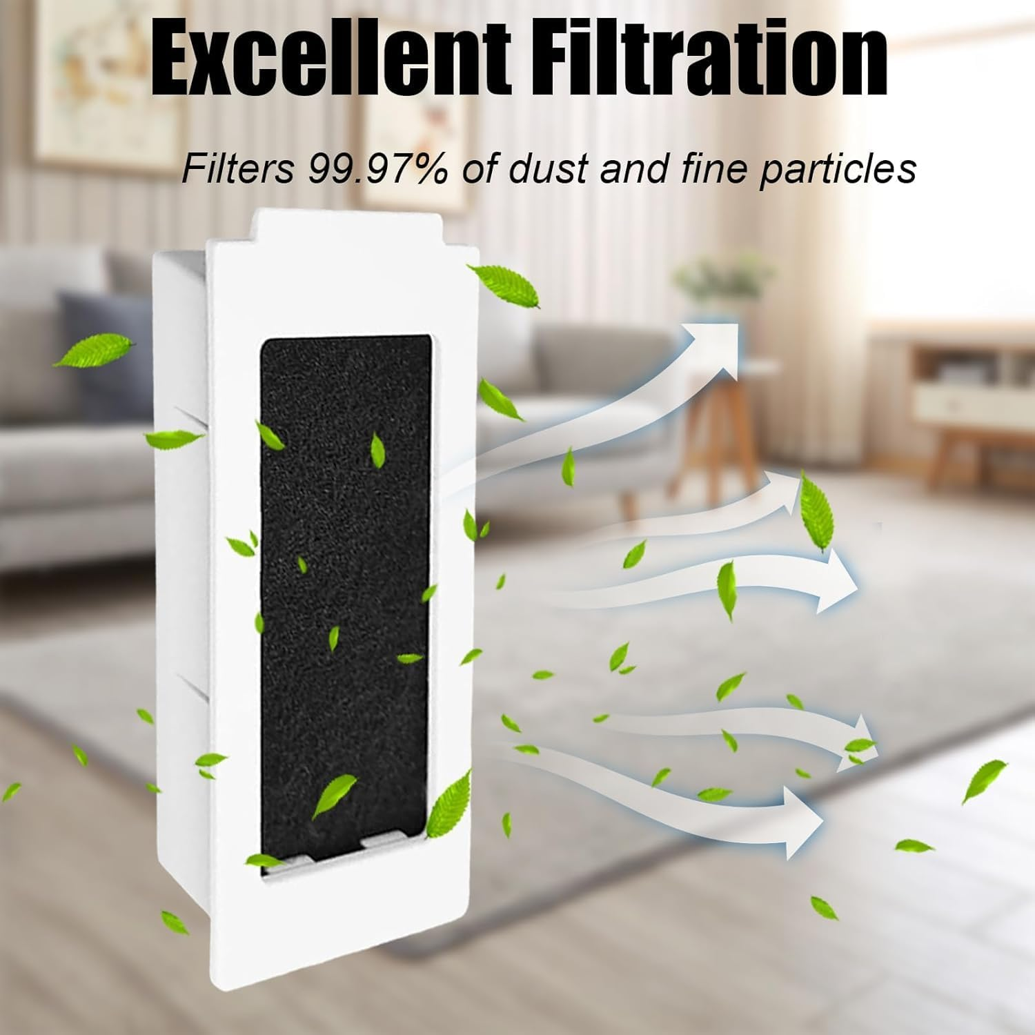 Spare Accessories Compatible with Ecovacs Deebot N20 Plus/ N20 /N20 PRO plus Robot Vacuum Cleaner,1 Main Brush Roller,4 Side Brushes,4 Hepa Filters,4 Mop Pads - T30S Pure White image number 6