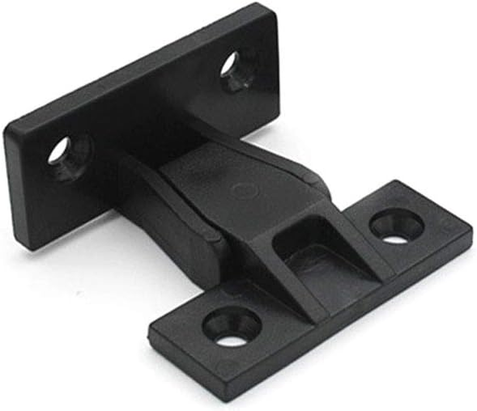 Drop On/Hook on Push in Plinth Fasteners Fittings Press Fit Panel Clips (S/M/L) Black for Furniture Connector image number 2