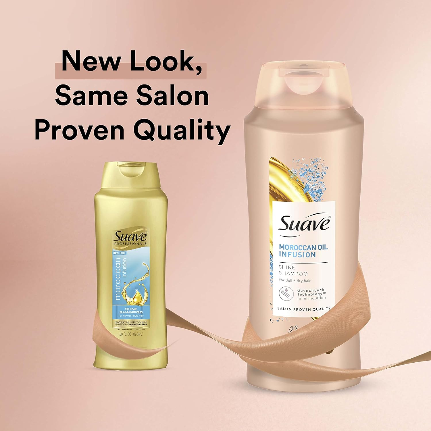 Suave Professionals Shine Shampoo, Moroccan Infusion 28 Oz, Pack of 4 image number 2