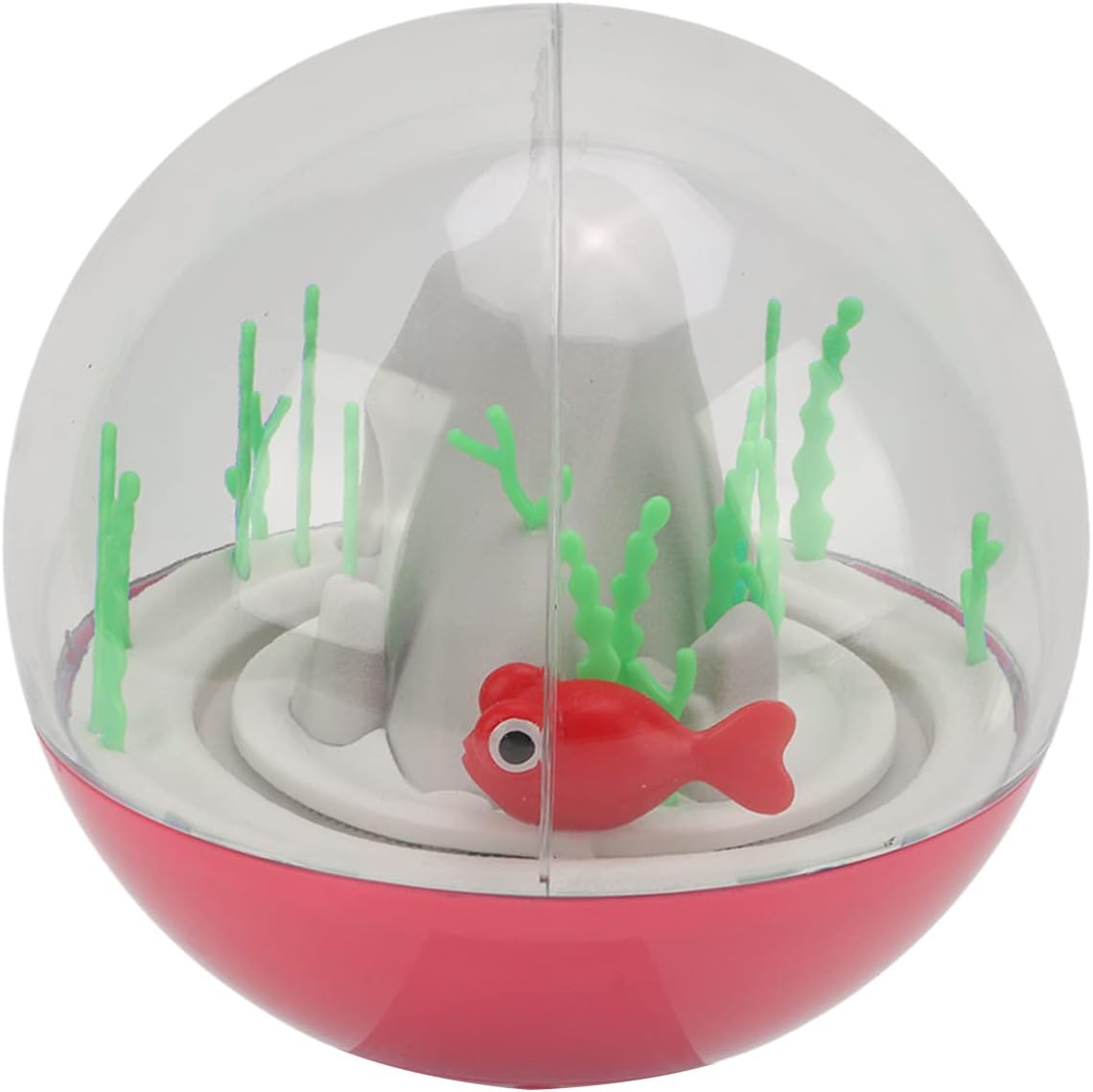 Cat Ocean Ball Toy, Fish Rotation Chasing Interactive Electric Cat Ocean Ball, Automatic Cat Toy Electric Fish Funny Cat Toy for Cats Kitten (Pink) image number 4