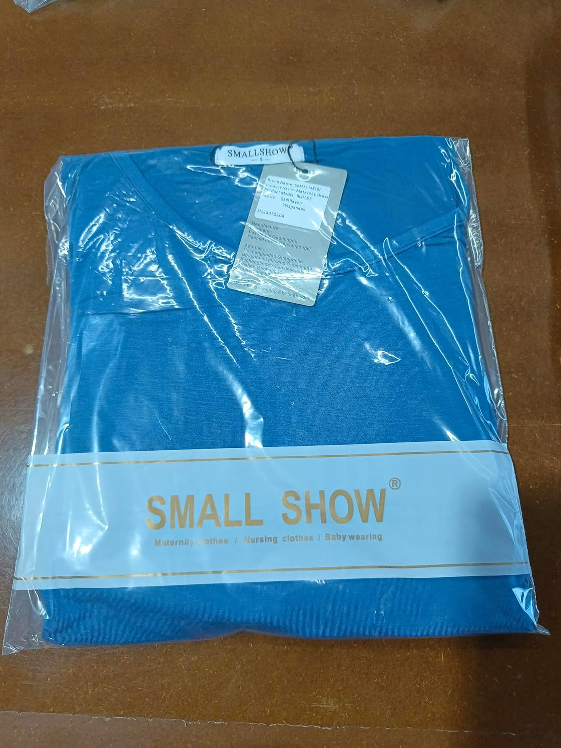 Smallshow Women'S Short Sleeve Maternity Dress Ruched Pregnancy Clothes image number 5