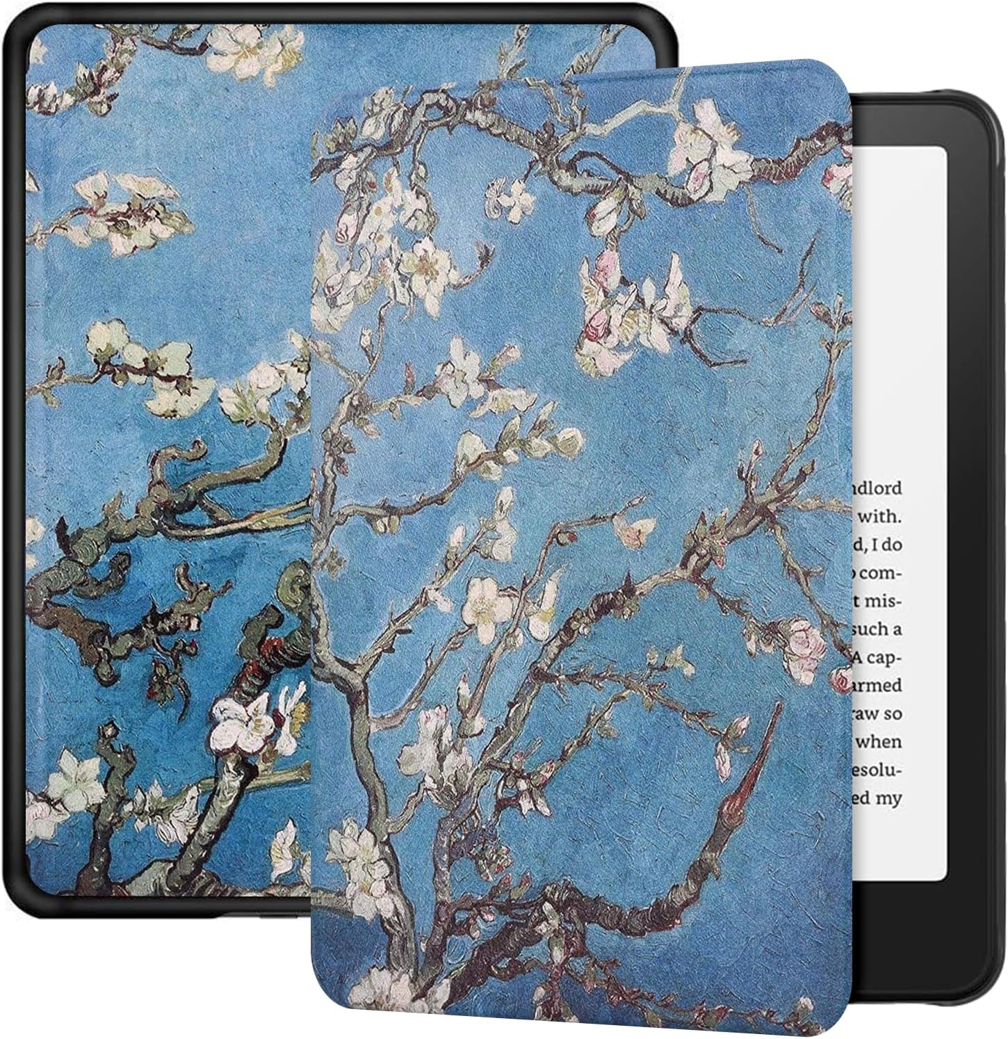 T Tersely Slimshell Case Cover for All-New Kindle 6" (11Th Generation, 2024/2022 Release, Model C2V2L3), Magnetic Shell Cover - Navy Blue