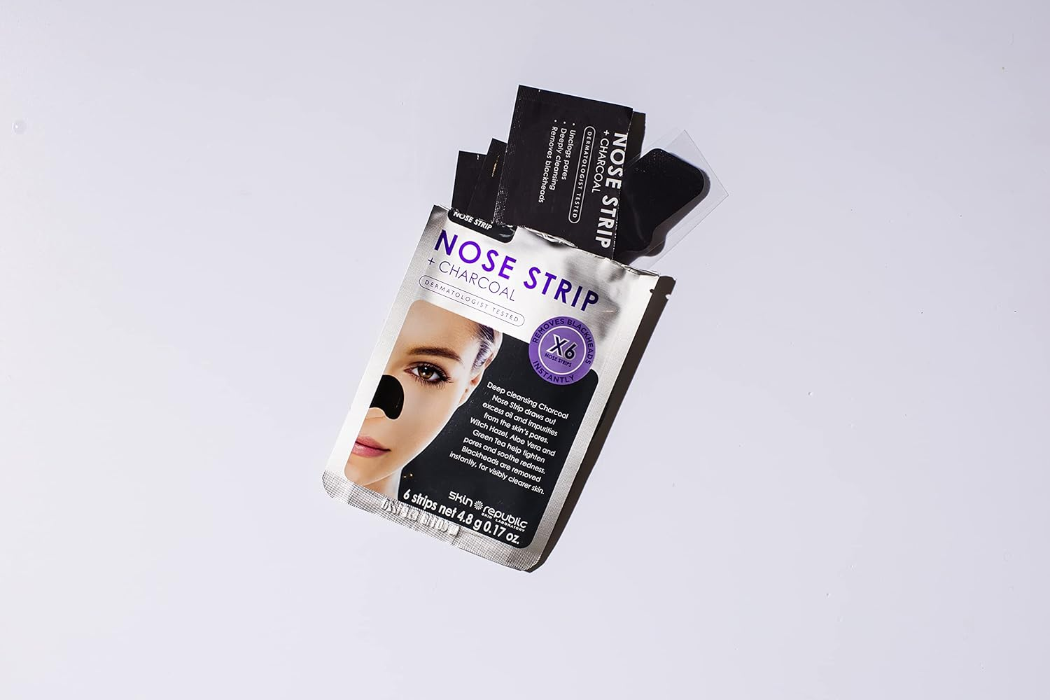 Skin Republic Charcoal Nose Strip (6 Nose Strips) image number 6