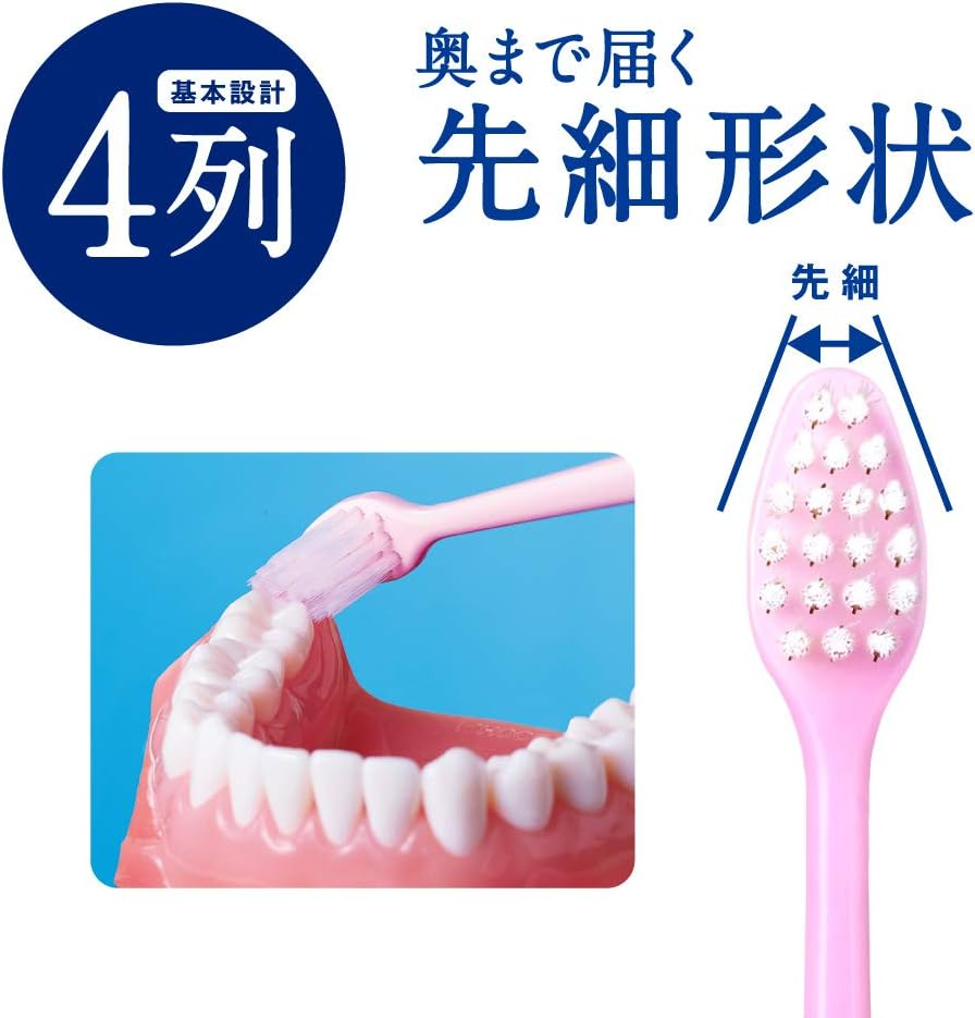 Clinica Advantage 4 Rows Ultra Compact Soft Toothbrush 6Pcs + Floss