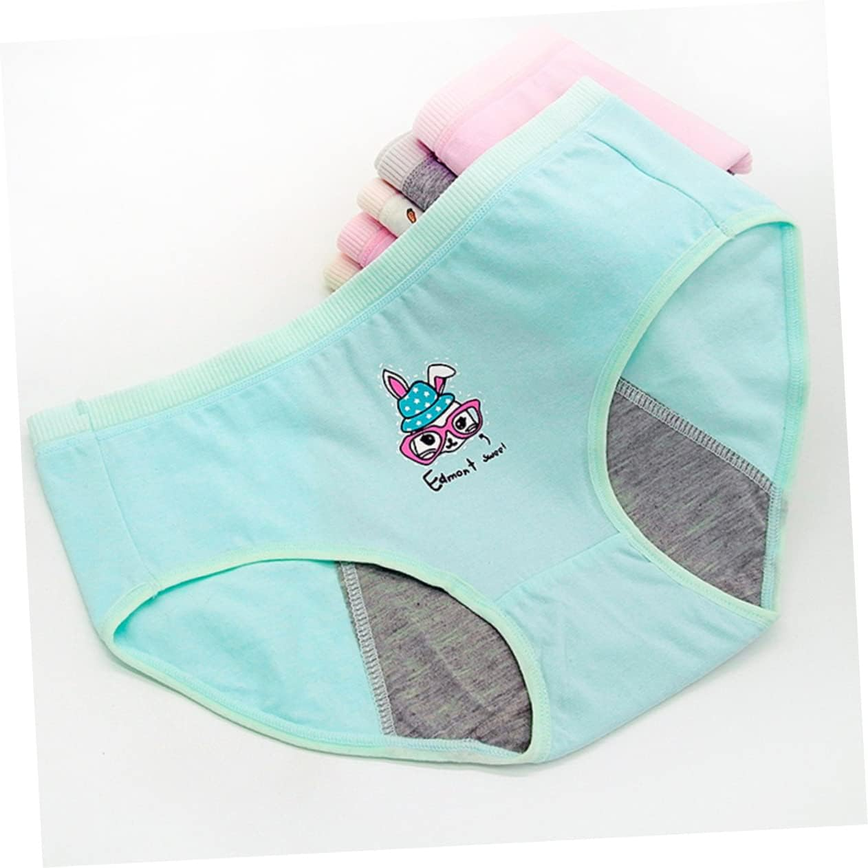 FOMIYES 3Pcs Women'S Leak Underwear Sanitary Pants Breathable Period Underpants image number 6