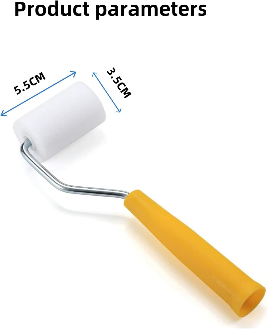 6 Piece Foam Touch-Up Paint Roller Set,Mini Paint Roller Set,For Touch-Up Painting,Washable and Reusable Mini Rollers,Suitable for Walls,Doors, Cabinets,And Balcony Railings,Home Decoration image number 1