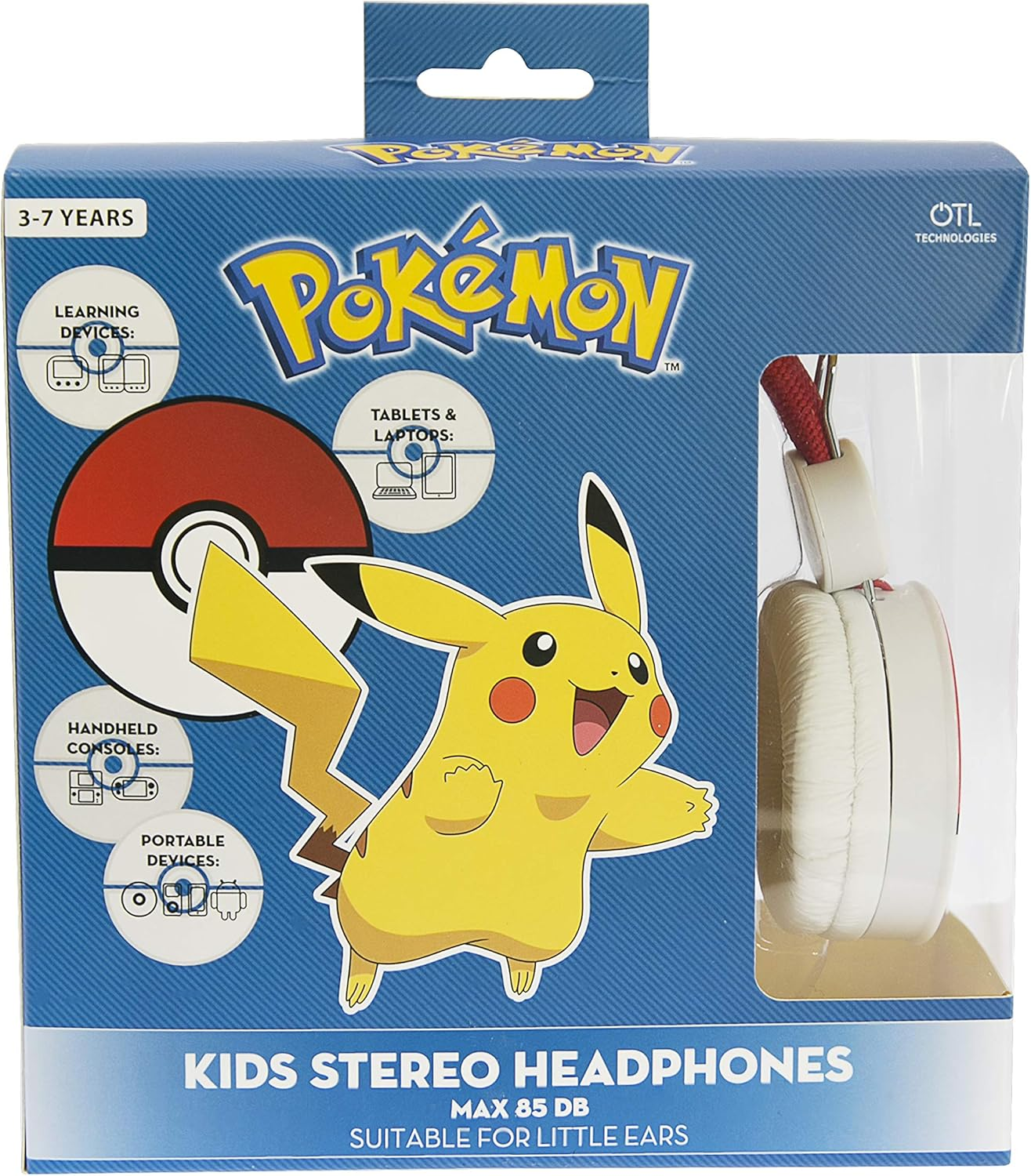 Aucune OTL Technologies OTL/PK0516 - Casque Pokemon Pok&eacute;ball Kidsafe image number 1