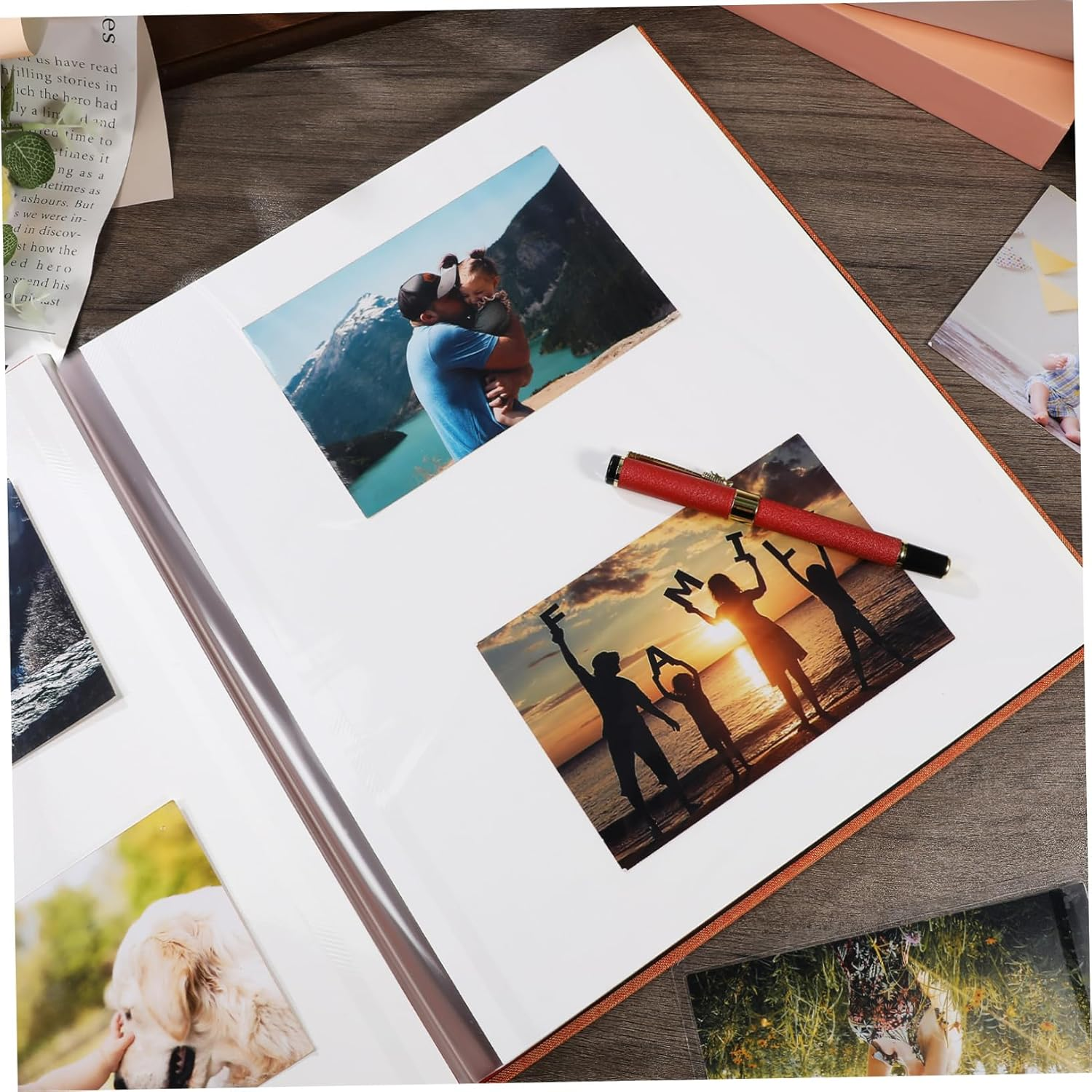 BESTOYARD Elegant Hardcover Photo Album for Keepsakes DIY Picture Book with Sturdy Cover for Anniversaries Weddings and Family Memories Stylish Scrapbook for Special Occasions image number 3