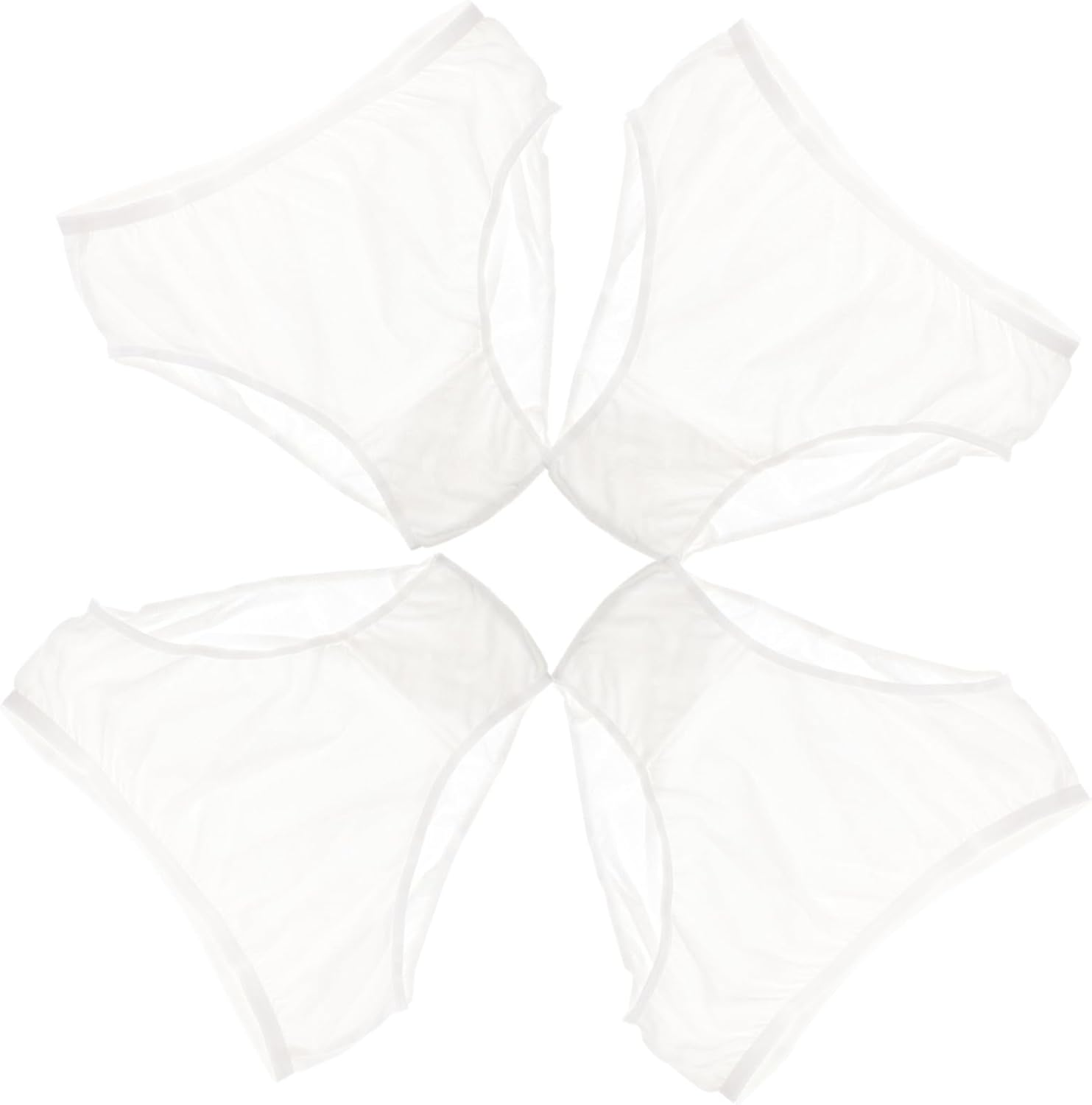 4Pcs Cotton Underwear Women Panties Maternity Pants Period Underwear Bonds Mom image number 5