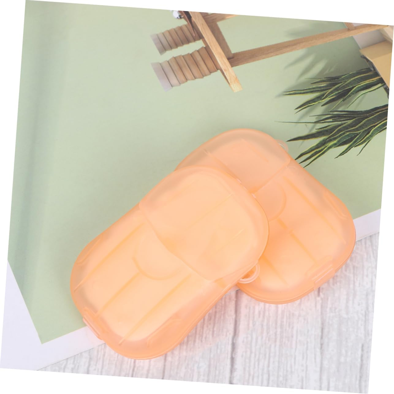 Sosoport 10 Pack Travel Soap Sheets Portable Hand Washing Soap Flakes Bath Face and Hand Wash Random Scent Ideal for Travel Camping Hiking image number 3