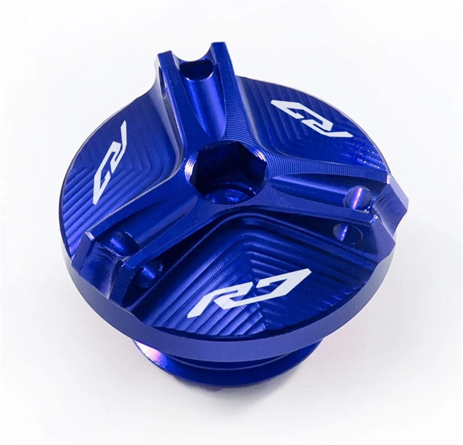 XINMINGYUE Fit for YAMAHA YZF R7 YZFR7 YZF-R7 2021-2024 Accessories Motorcycle Front and Rear Brake Fuel Tank Cap and Filler Cap Protection Accessories(M27 Blue) image number 2