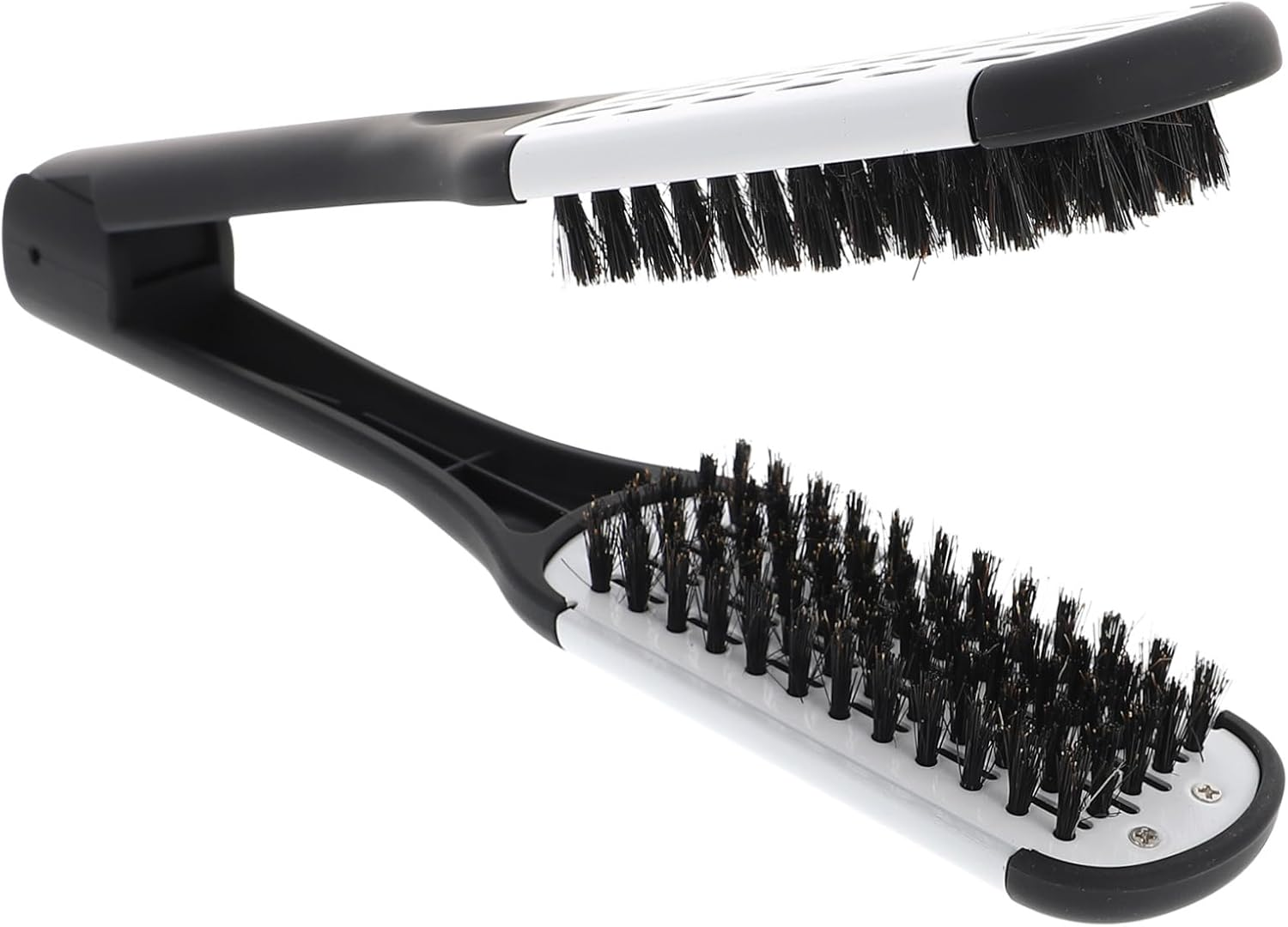 Anneome Bristle Comb Combs for Barbers Smoothing Straightening Brush Clamp Hair Brush Straightener image number 5