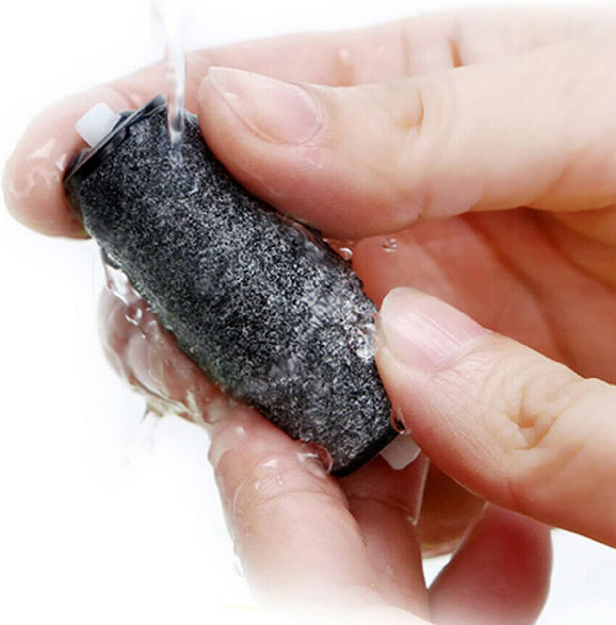 For Scholl Velvet Smooth Express Pedi Foot File Roller Head Refills Foot File Roller Callus Remover (Black) image number 6