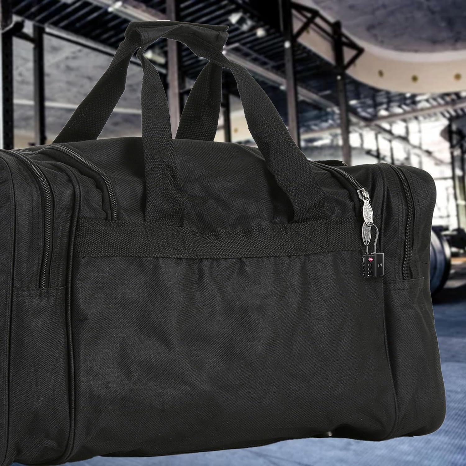 Laser TSA Approved 3-Digit Lock Smart Travel Tag, USB-C Rechargeable, Apple Find My Compatible, IPX4 Splash Resistant - Tracks Items like Travel Accessories, Luggage, Suitcase, Travel Bag and Gear image number 1