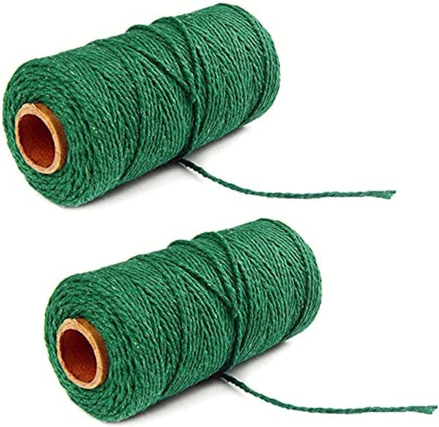 Pack of 2 Gardening Twine, 100 M X 2 MM Twine String Garden String Color Packaging Rope Gift Rope Craft String for DIY Handicraft Decoration Binding(Green) image number 2
