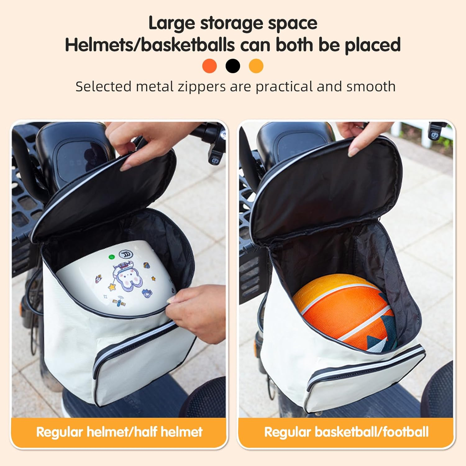 Insulated Bike Cooler Bag with Transparent Phone Pouch - Waterproof Frame Bag for Outdoor Cycling, Hiking, Travel image number 5