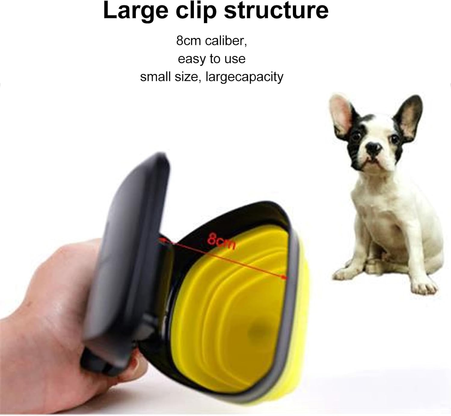 Dog Apartment Must Haves: Poop Pickup Solution with Dog Buddy Pooper Scooper, Handheld Size Dog Pooper Scooper for Walks, Portable Pup Poop Scoop with Garbage Bag /414 image number 6