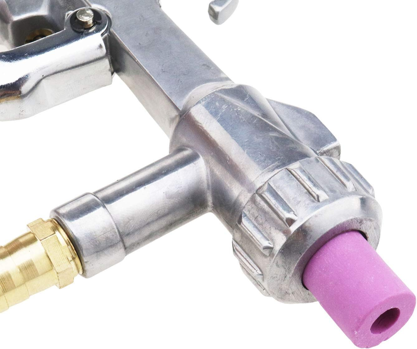 Sandblaster Air Siphon Sand Blasting Feed Blast +4Pcs Ceramic Nozzle Tips image number 2