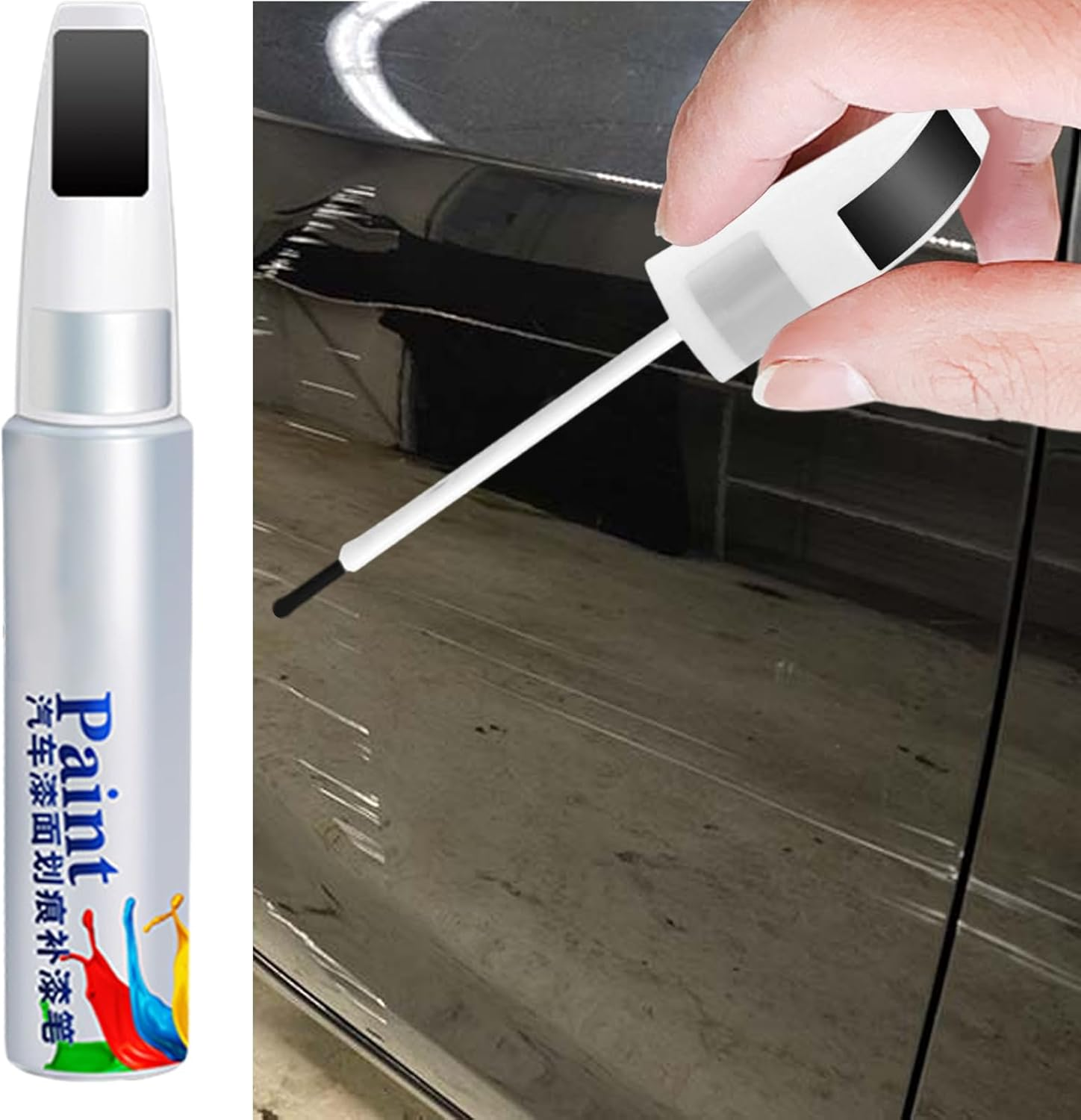 Car Paint Repair Pen - Repair Pen Professional Scratch Remover - Effective Portable Polishing Restorer, Protection against Rain Slight Dents - Red image number 5