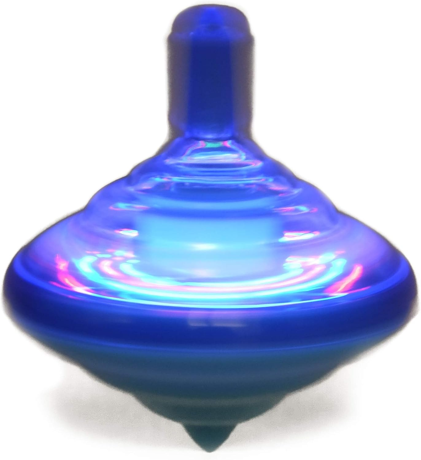 Hanukkah Musical Light-Up Dreidel Spinning Tops Set, Plays 2 Classic Hanukkah Songs, Assorted Colors (4-Pack)