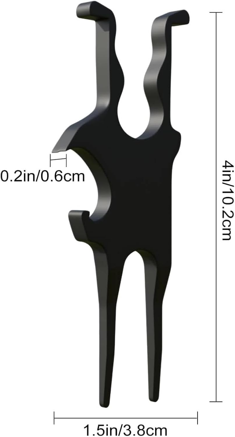 3-In-1 Golf Multi-Tool - Magnetic Cigar Holder for Golf Cart, Cigar Clamp, Beer Shotgun, Divot Tool and Ball Marker, Golf Cart Accessories for Men, Gimme Golf Tool image number 3