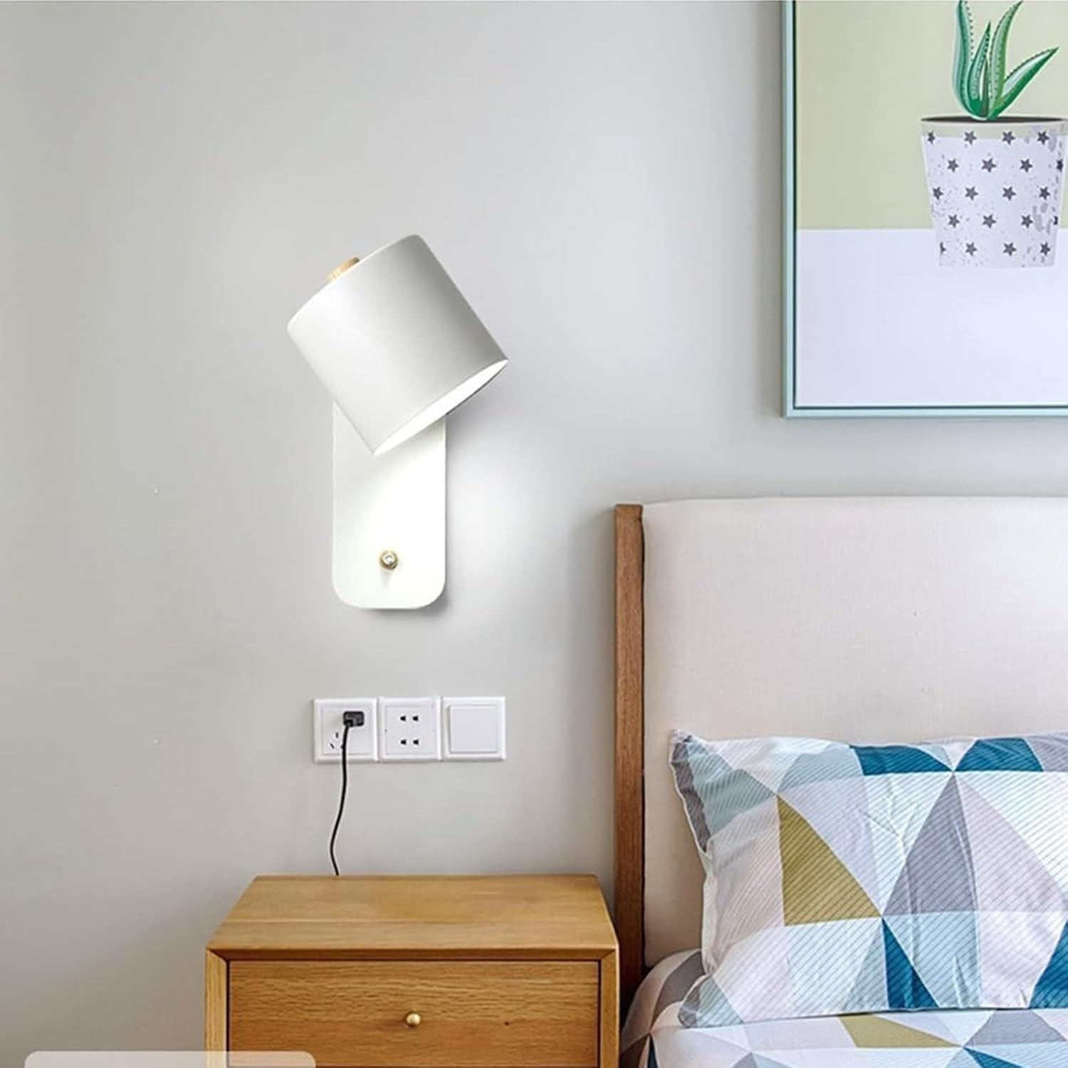 LED Outdoor Wall Light IP65 Waterproof Long Wall Lamp Black Minimalist Exterior Wall Sconce Aluminum outside Indoor for Gardens Villa Stairs Patio Garage Living Room (Natural Light,41Cm) XXZ image number 6