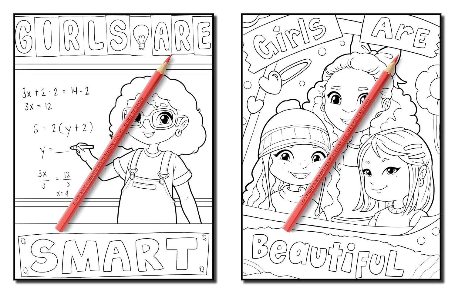 Girls Are Amazing: an Inspirational Coloring Book for Girls to Motivate, Encourage and Build Confidence image number 3