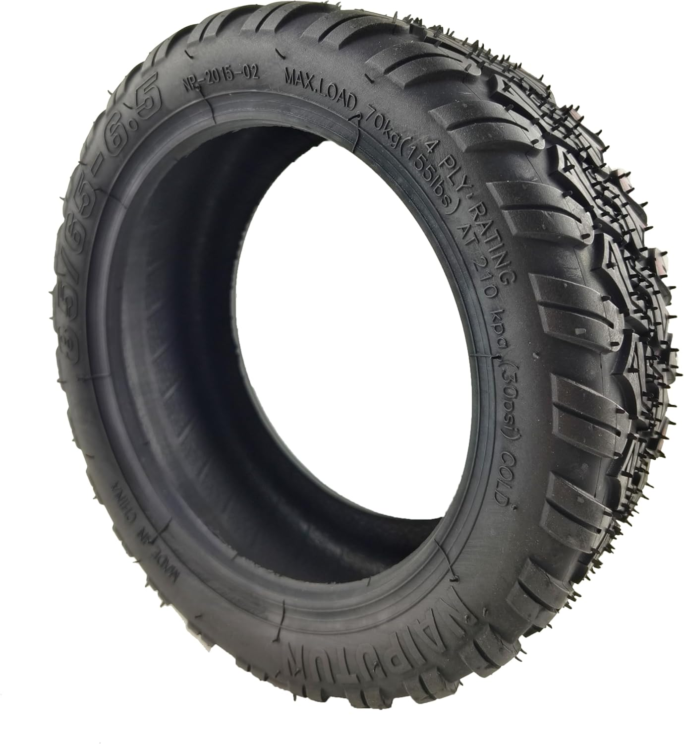 10" 85/65-6.5 Rubber Explosion-Proof Tubeless Tire Replacement for Ninebot Segway Self-Balancing Scooter, Xiaomi Mini Pro, GOTRAX GX2 Hoverboard Electric Scooter Tyre Wheel Parts (1) image number 2