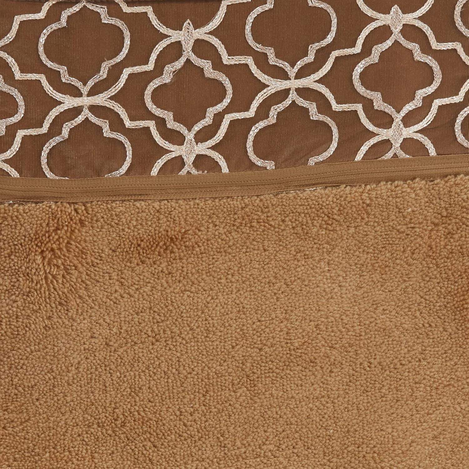 Popular Bath Contour Bath Rug, Spindle Collection, 23" X 10.5", Gold