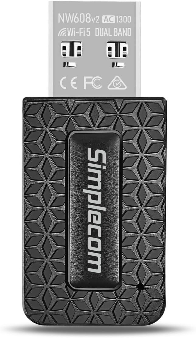 Simplecom Nw608V2 Wifi 5 AC1300 Dual-Band USB 3.0 Wireless Adapter image number 4