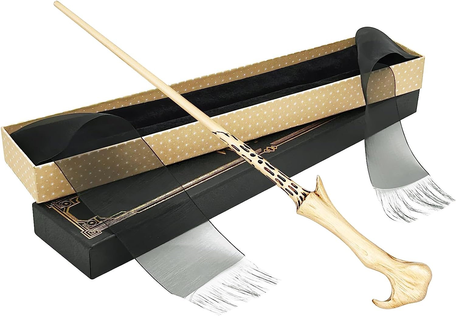 Magic Wand Wizard Wands for Kids and Adult, Witch Toy Witchcraft Collection, Costume Accessories Party Favors with Gift Box image number 2