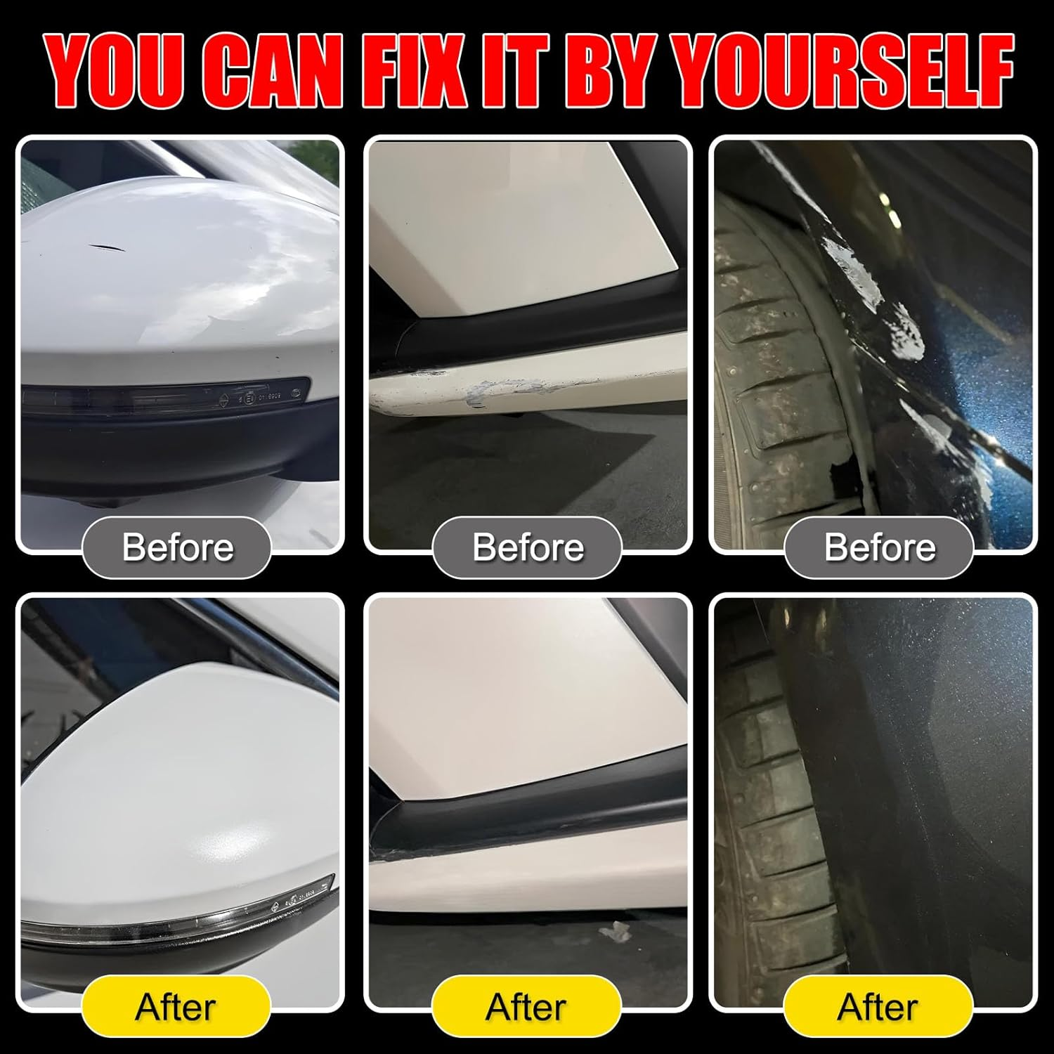 Car Touch up Paint(Canyon River Blue Metallic(B-640M)) for Honda, Car Paint Scratch Repair Kit, Quick & Easy Solution to Repair, 2 in 1 Scratch Remover Pen with Color-Matched image number 5