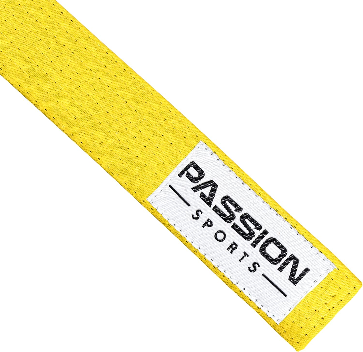 Premium Black Plain Single Colour Martial Arts Belts - Karate Taekwondo Judo Jiu Jitsu MMA image number 4