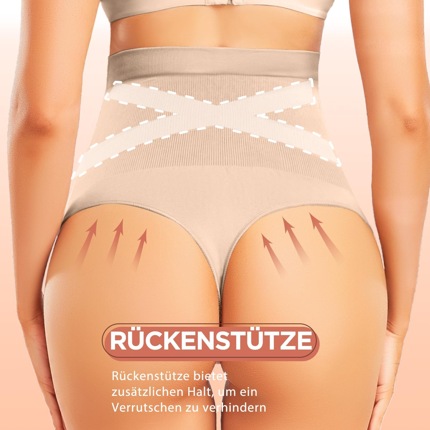 Maternity Underwear Thong for Women Maternity Shapewear over Belly Support Seamless 5 Pack