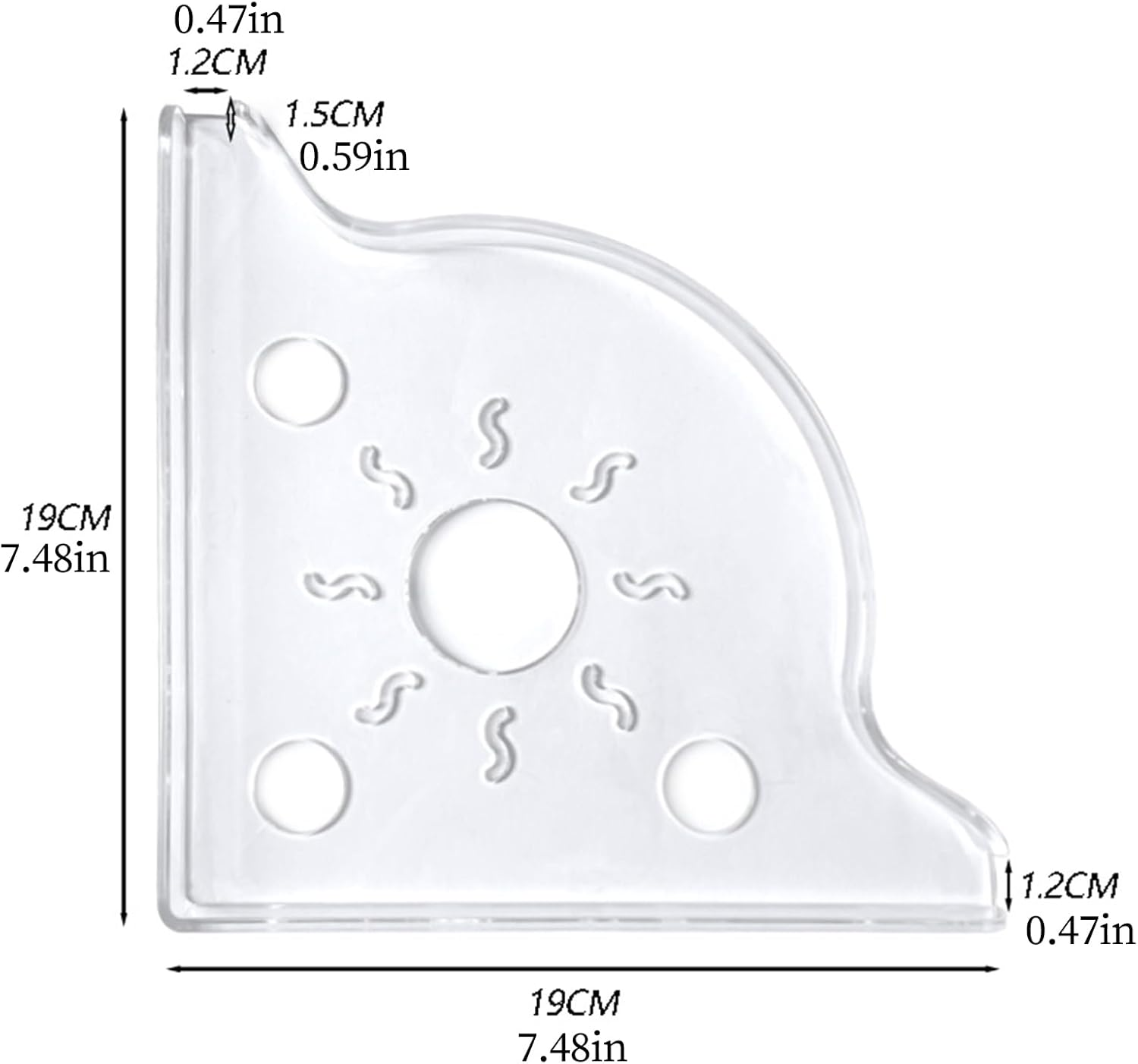 Aquarium Corner Shelf | Waterproof Space Saving | Fish Tank Top Corner Shelf,For Urban Dwellers Pet Lovers Homeowners Living Room Balcony Apartment image number 2